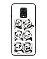 Shop Panda Mood Premium Glass Cover for Redmi Note 9 Pro Max-Front
