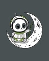 Shop Panda Moon Boyfriend T-Shirt-Full