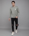 Shop Panda Moon Fleece Light Sweatshirt-Design