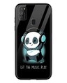 Shop Panda Music Play Samsung Galaxy M21 Mobile Cover-Front