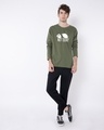Shop Panda Not Today Full Sleeve T-Shirt-Design