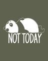 Shop Panda Not Today Full Sleeve T-Shirt-Full