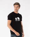 Shop Panda Not Today Half Sleeve T-Shirt-Design