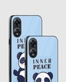 Shop Panda Peace Premium Glass Case for Oppo A78 5G-Design