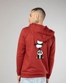 Shop Panda Peek Fleece Hoodie-Design