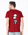Shop Panda Peek Half Sleeve T-Shirt-Front
