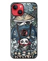 Shop Panda Q Premium Printed Glass Cover for Apple iPhone 14 (Shock Proof, Scratch Resistant)-Front