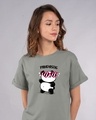 Shop Pandastic Boyfriend T-Shirt-Front