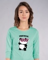 Shop Pandastic Round Neck 3/4th Sleeve T-Shirt-Front