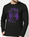 Shop Panther King Full Sleeve T-Shirt Black (AVL)-Front