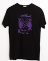 Shop Panther King Half Sleeve T-Shirt Black (AVL)-Front