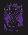 Shop Panther King Half Sleeve T-Shirt Black (AVL)-Full