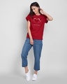 Shop Paper Plane Heart Boyfriend T-Shirt-Design