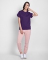 Shop Parachute Purple Boyfriend T-Shirt-Full