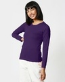 Shop Parachute Purple Full Sleeve T-Shirt-Design