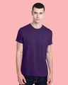 Shop Men's Parachute Purple T-shirt-Front
