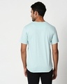 Shop Pastel Aqua Raw Edge Halfsleeve T-Shirt-Design