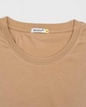 Shop Pastel Beige Half Sleeve T-Shirt