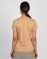 Shop Pastel  Beige Half Sleeve T-Shirt-Design