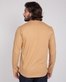 Shop Pastel Beige V-Neck Henley T-Shirt-Design