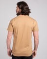 Shop Pastel Beige V-Neck T-Shirt-Design