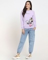 Shop Pastel Lilac Plus Size Fashion Sweatshirts