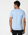 Shop Pastel Sky Blue Raw Edge Halfsleeve T-Shirt-Design