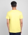 Shop Pastel Yellow Half Sleeve T-Shirt-Design