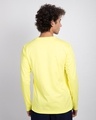 Shop Pastel Yellow V-Neck Full Sleeve T-Shirt-Design