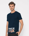 Shop Patiala Pug Half Sleeve T-Shirt-Design