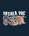 Shop Patiala Pug Half Sleeve T-Shirt