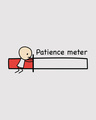 Shop Patience Meter Boyfriend T-Shirt-Full