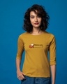 Shop Patience Meter Round Neck 3/4th Sleeve T-Shirt-Front