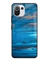 Shop Patina Finish Printed Premium Glass Cover For Mi 11 Lite NE 5G (Shockproof, Light Weight)-Front