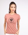 Shop Patriarchy People Half Sleeve Printed T-Shirt Misty Pink-Front