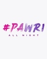 Shop Pawri All Night 3/4 Sleeve Slim Fit T-Shirt White