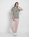 Shop Peace Jerry Boyfriend T-Shirt (TJL) Meteor Grey-Design