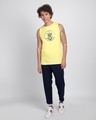 Shop Peace Jerry Round Neck Vest (TJL) Pastel Yellow-Design