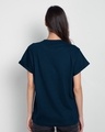 Shop Peace Lies Within Boyfriend T-Shirt Navy Blue-Design