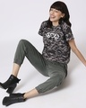 Shop Peace Love Harmony Raglan Boyfriend Camo T-Shirt Olive Camo -Design