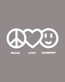 Shop Peace Love Harmony Raglan Boyfriend Camo T-Shirt Olive Camo -Full