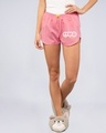 Shop Peace & Love Side Printed Boxer-Front