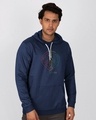 Shop Peace Puff Fleece Hoodie-Front