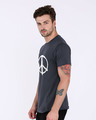 Shop Peace Symbol Half Sleeve T-Shirt-Design