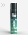 Shop Pee Safe - Toilet Seat Sanitizer Spray 300 ml - Mint (Pack of 2)-Front