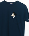 Shop Peek-a-boo Half Sleeve T-Shirt (DL)-Front