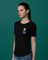 Shop Peek-a-boo Panda Basic Round Hem T-Shirt-Design