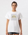 Shop Peek-a-minni Boyfriend T-Shirt-Front