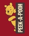 Shop Peeking Pooh Boyfriend T-Shirt (DL)-Full