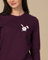 Shop Peeping Bunny Light Sweatshirt-Front